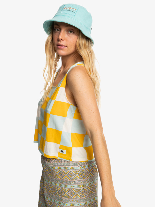 Checked Out - Organic Cropped Tank for Women  EQWZT03120