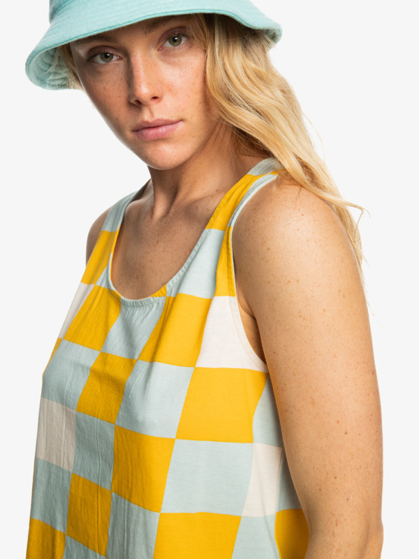 Checked Out - Organic Cropped Tank for Women  EQWZT03120