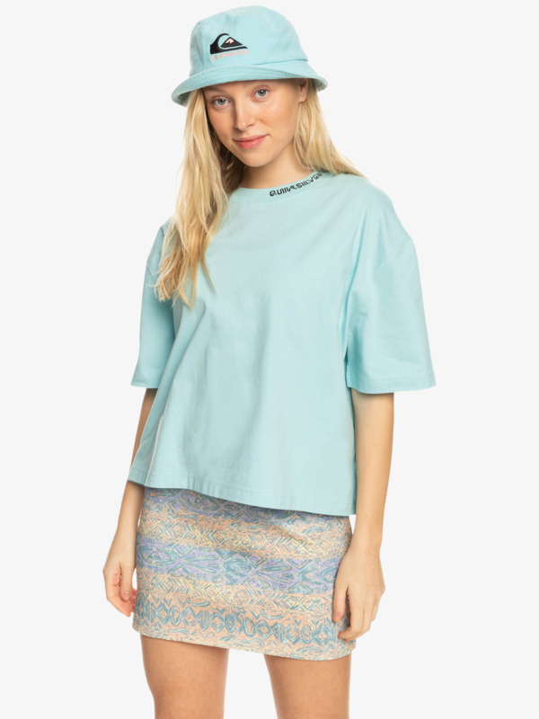 Boyfriend Crop - Short Sleeve T-Shirt for Women  EQWZT03122