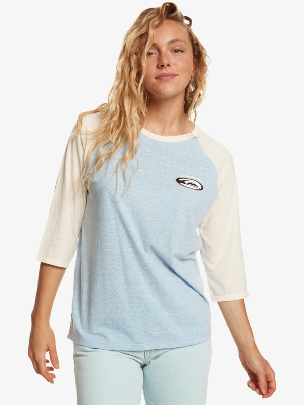 Quiksilver Womens 3 4 Sleeve Raglan T Shirt for Women Quiksilver