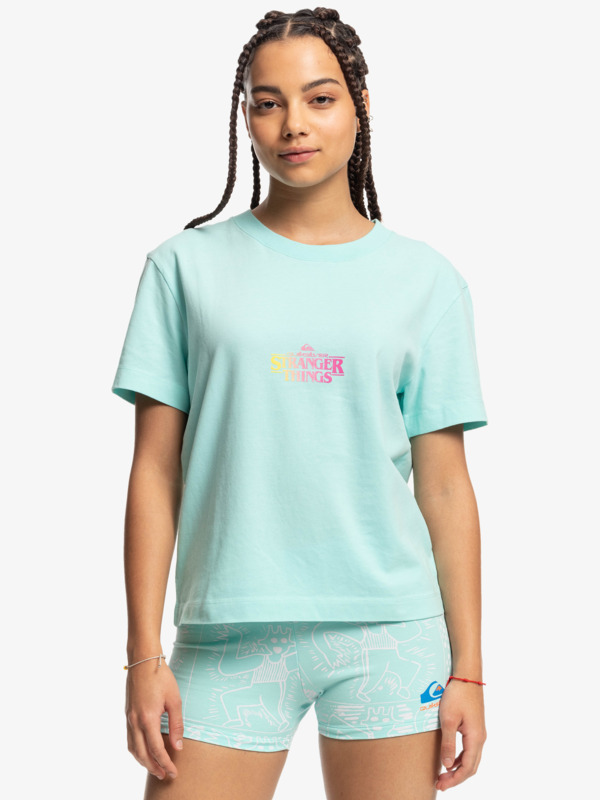 Quiksilver x Stranger Things 86 - Cropped T-Shirt for Women  EQWZT03154