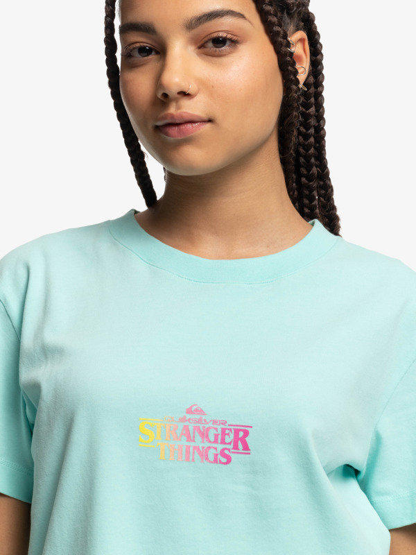 Quiksilver x Stranger Things 86 - Cropped T-Shirt for Women  EQWZT03154