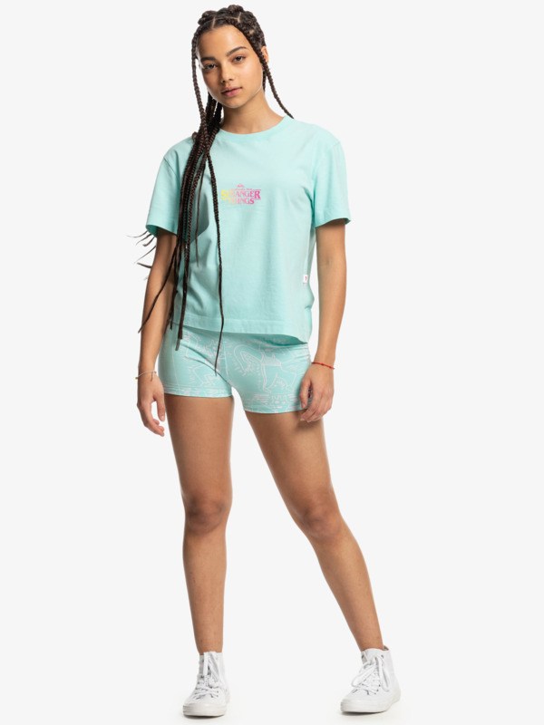 Quiksilver x Stranger Things 86 - Cropped T-Shirt for Women  EQWZT03154