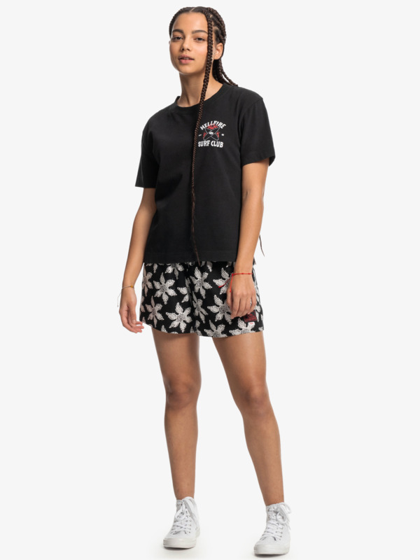 Quiksilver x Stranger Things 86 - Cropped T-Shirt for Women  EQWZT03154