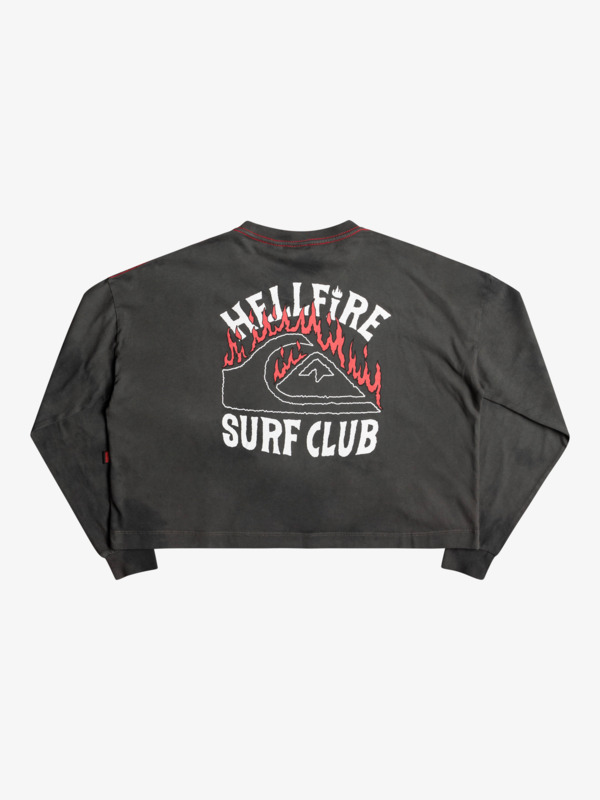 Quiksilver x Stranger Things 86 Oversized - Long Sleeve T-Shirt for Women  EQWZT03155