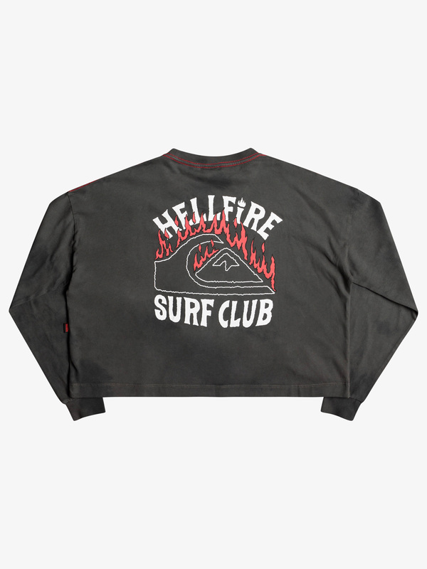 Quiksilver x Stranger Things 86 Oversized - Long Sleeve T-Shirt for Women  EQWZT03155