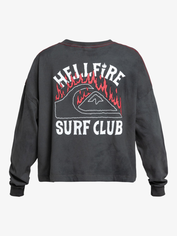 Quiksilver x Stranger Things 86 Oversized - Long Sleeve T-Shirt for Women  EQWZT03155