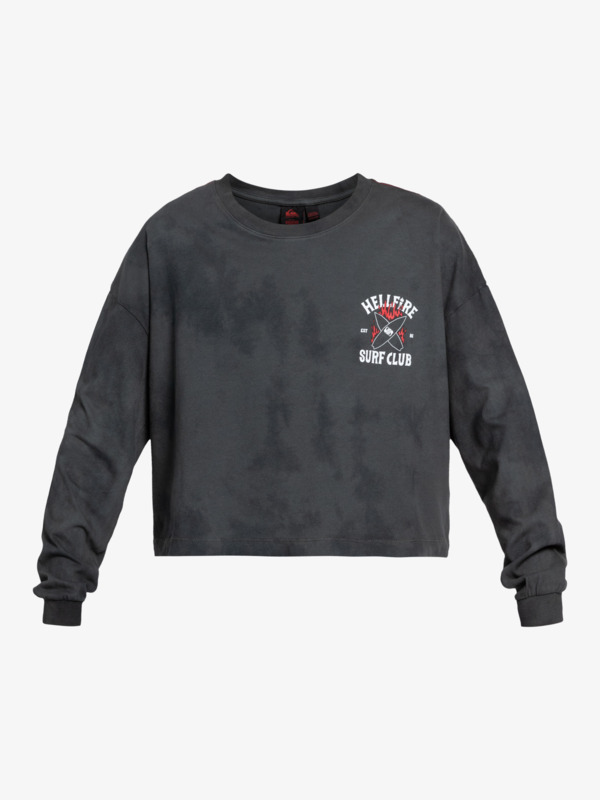 Quiksilver x Stranger Things 86 Oversized - Long Sleeve T-Shirt for Women  EQWZT03155