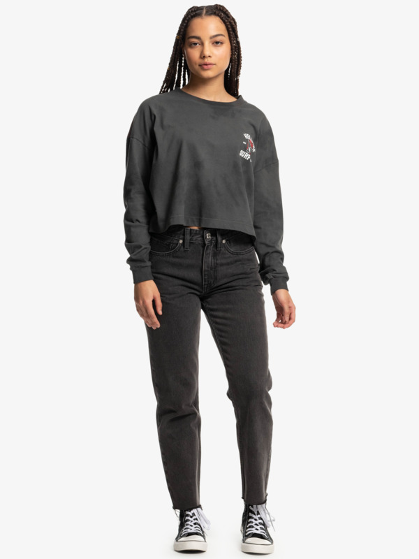 Quiksilver x Stranger Things 86 Oversized - Long Sleeve T-Shirt for Women  EQWZT03155