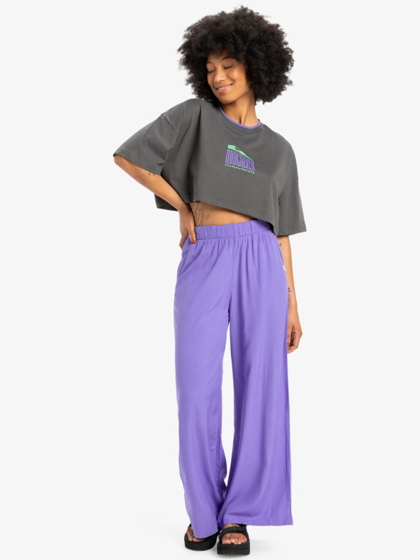 Maxi - Cropped T-Shirt for Women  EQWZT03183