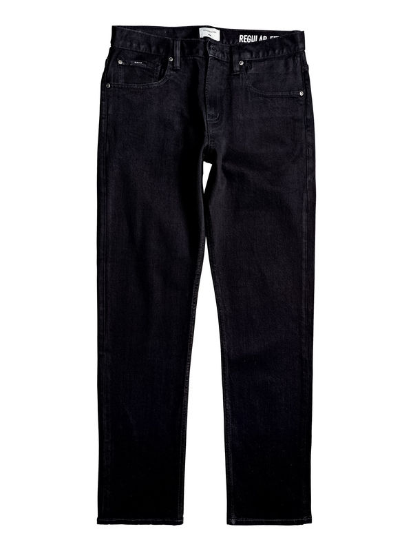 Aqua Cult Black - Regular Fit Jeans for Men EQYDP03408