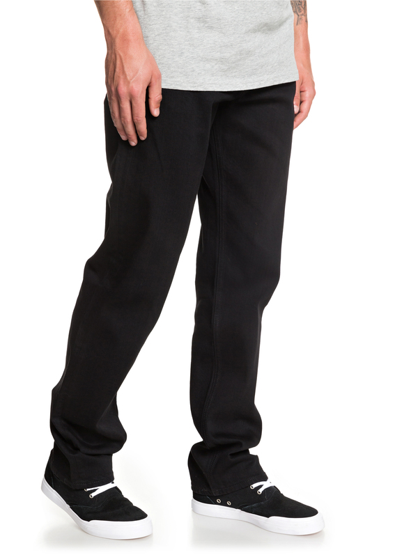 Aqua Cult Black - Regular Fit Jeans for Men EQYDP03408