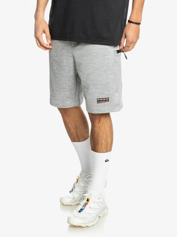 Mens grey tracksuit shorts sale