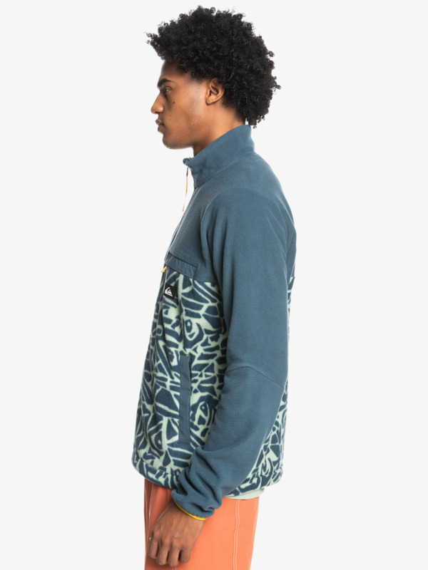 Go First Polo Neck - Zip-Up Fleece for Men EQYFT04531