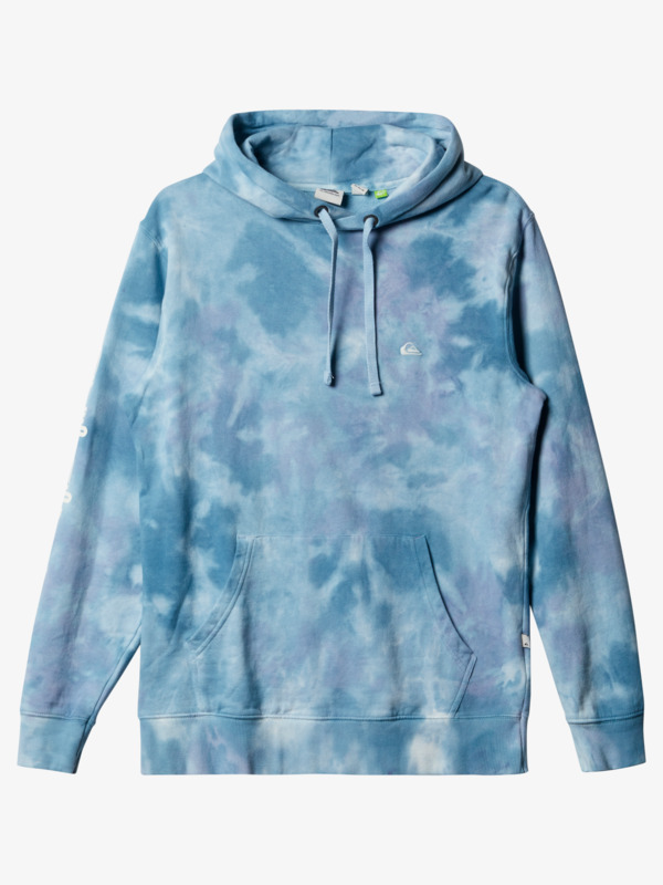 Natural Tie Dye Cloudy Hoodie for Men