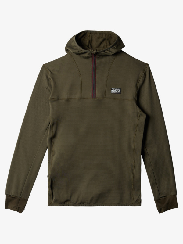 Steep Point - Half Zip Hooded Base Layer Top for Men  EQYFT04568