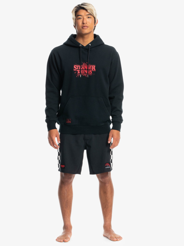 Quiksilver x Stranger Things Official Logo - Hoodie for Men  EQYFT04726
