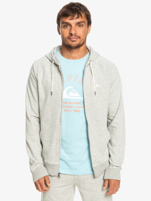 Essentials Raglan - Zip-Up Hoodie for Men  EQYFT04735