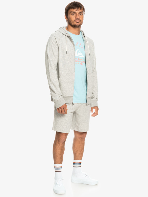 Essentials Raglan - Zip-Up Hoodie for Men  EQYFT04735