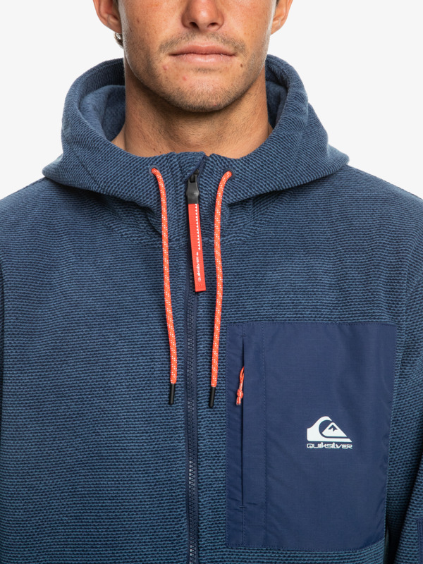 Last Run - Technical Zip-Up Hooded Fleece for Men  EQYFT04858