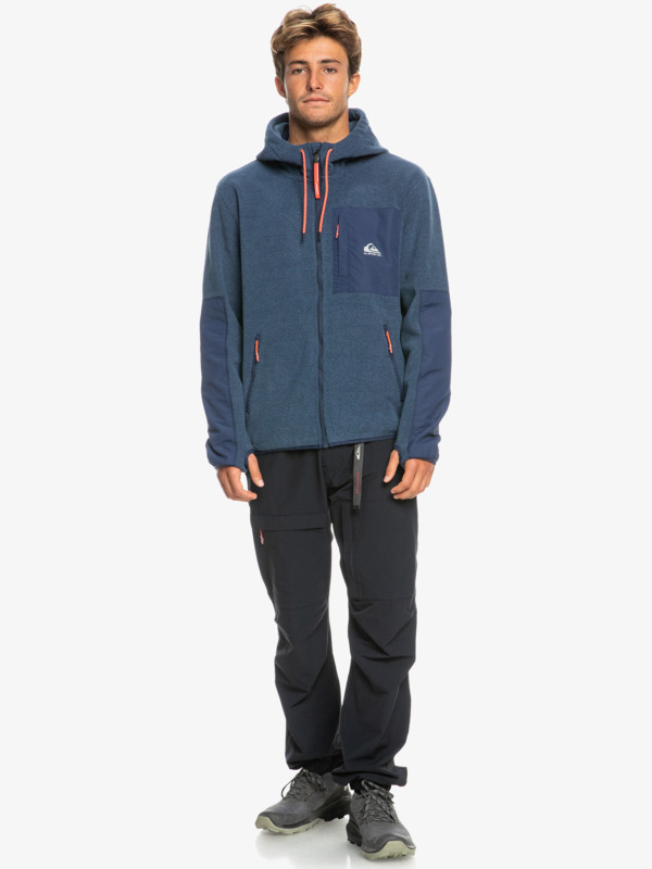 Last Run - Technical Zip-Up Hooded Fleece for Men  EQYFT04858