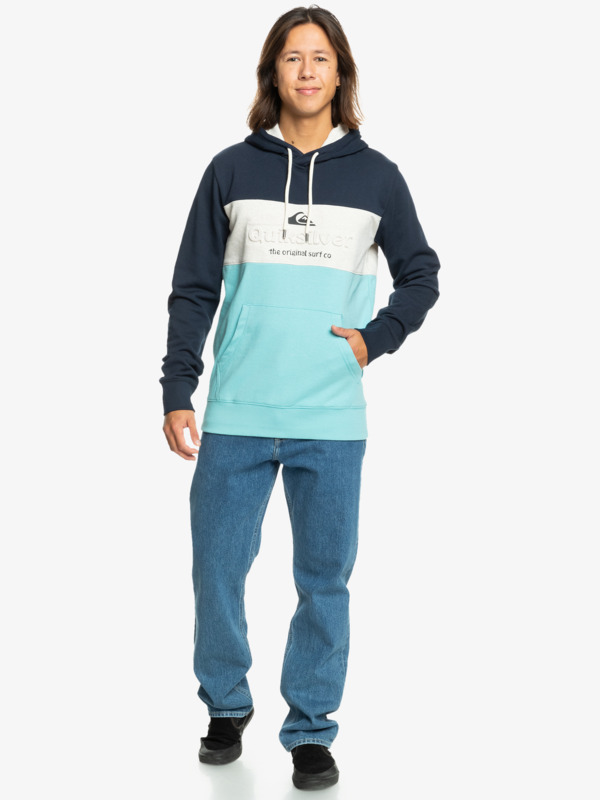 Emboss Block - Pullover Hoodie for Men EQYFT04909
