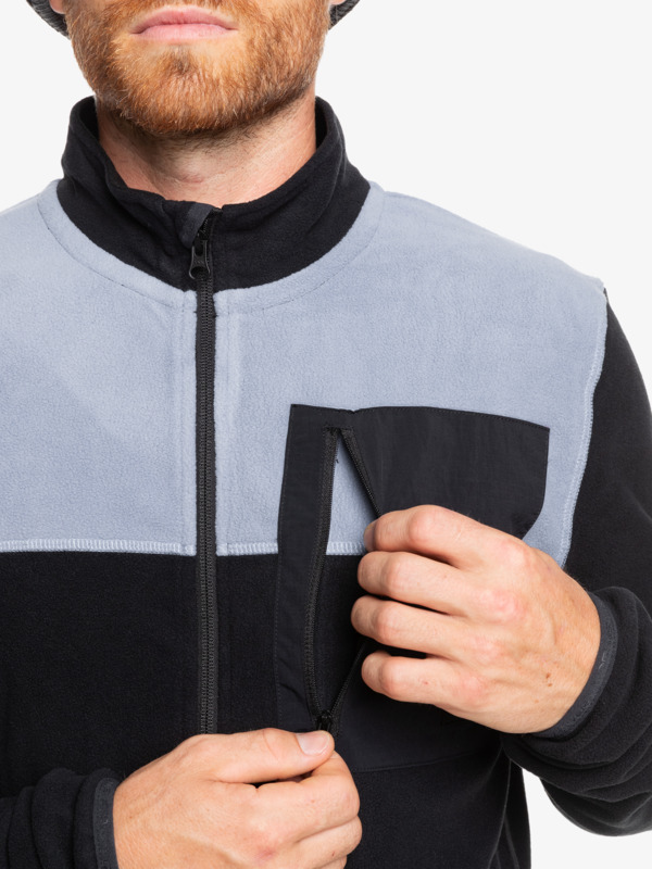 Aker - Zip-Up Technical Fleece for Men  EQYFT04965