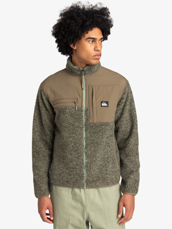 Shallow Water Chaqueta polar con cremallera para hombre Quiksilver