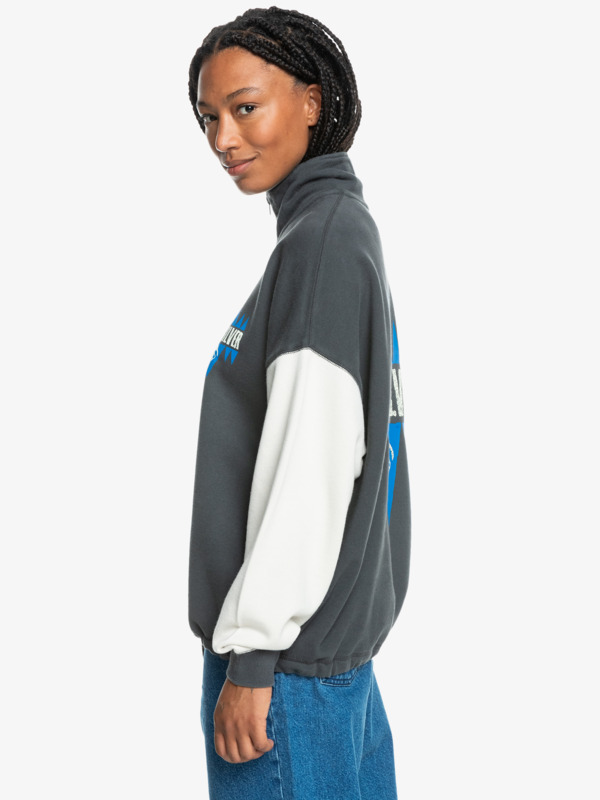 Sweat demi zip femme sale