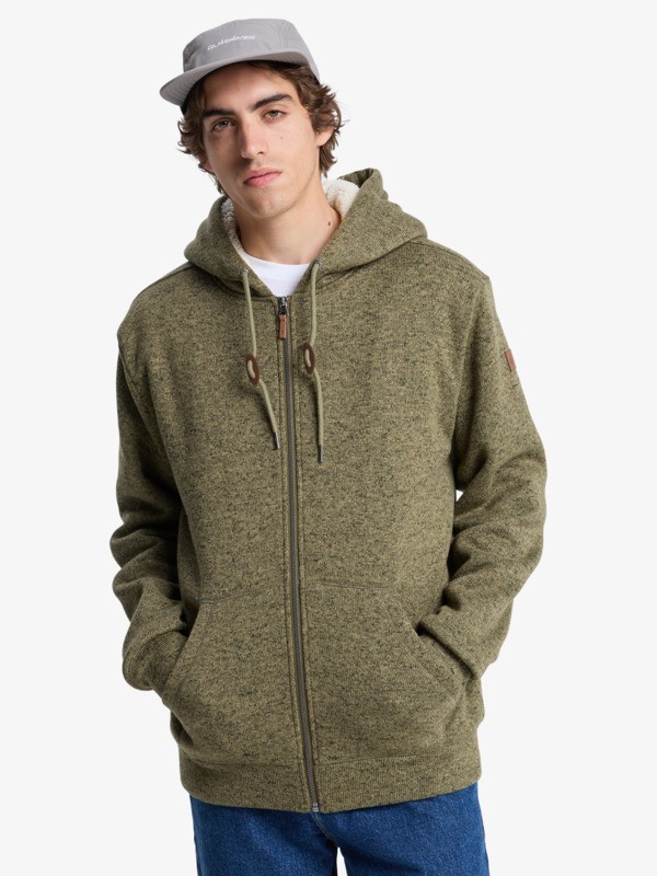 Keller Sherpa - Full Zip Sherpa Hoodie for Men  EQYFT05112