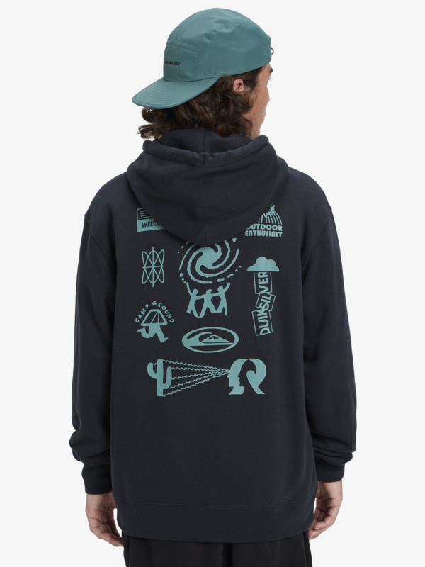 Salt Water Graphic - Hoodie for Men  EQYFT05126