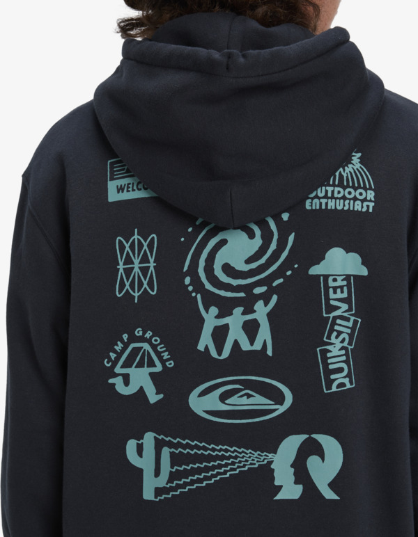 Salt Water Graphic - Hoodie for Men  EQYFT05126