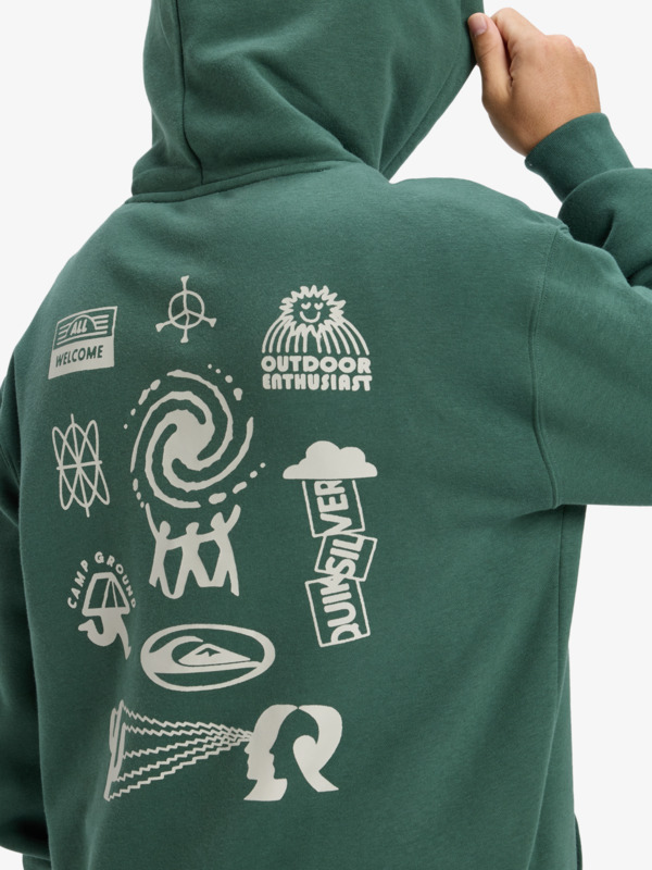 Salt Water Graphic - Hoodie for Men  EQYFT05126