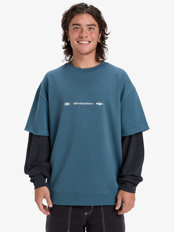 Openbar - Mock Layered Crew for Men  EQYFT05154