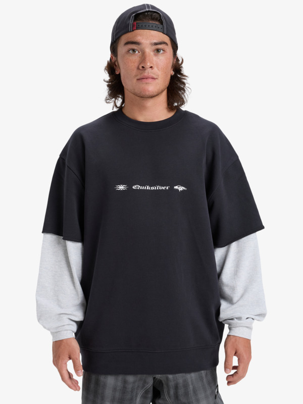 Openbar - Mock Layered Crew for Men  EQYFT05154