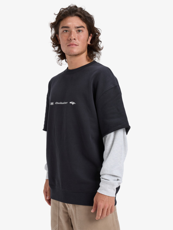 Openbar - Mock Layered Crew for Men  EQYFT05154