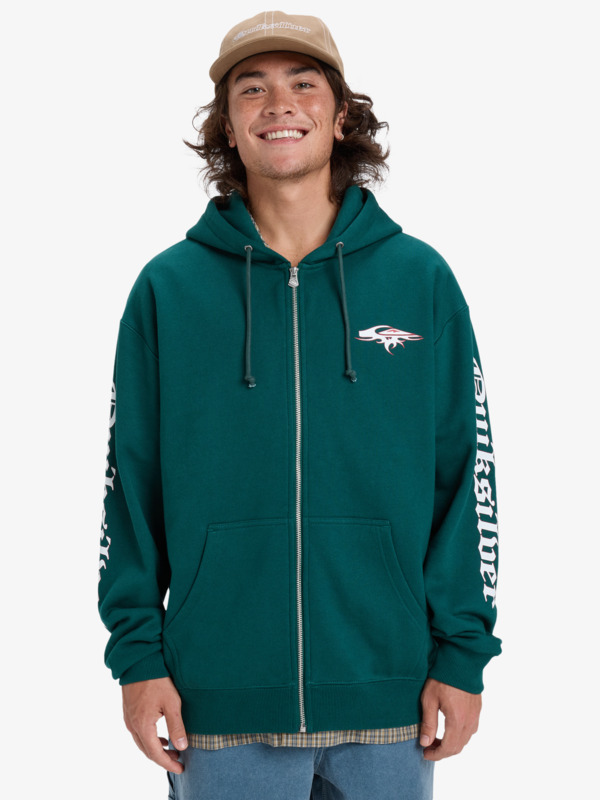 Old English - Zip Through Hoodie for Men  EQYFT05156