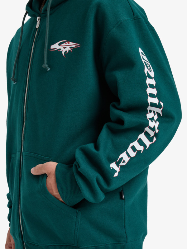 Old English - Zip Through Hoodie for Men  EQYFT05156