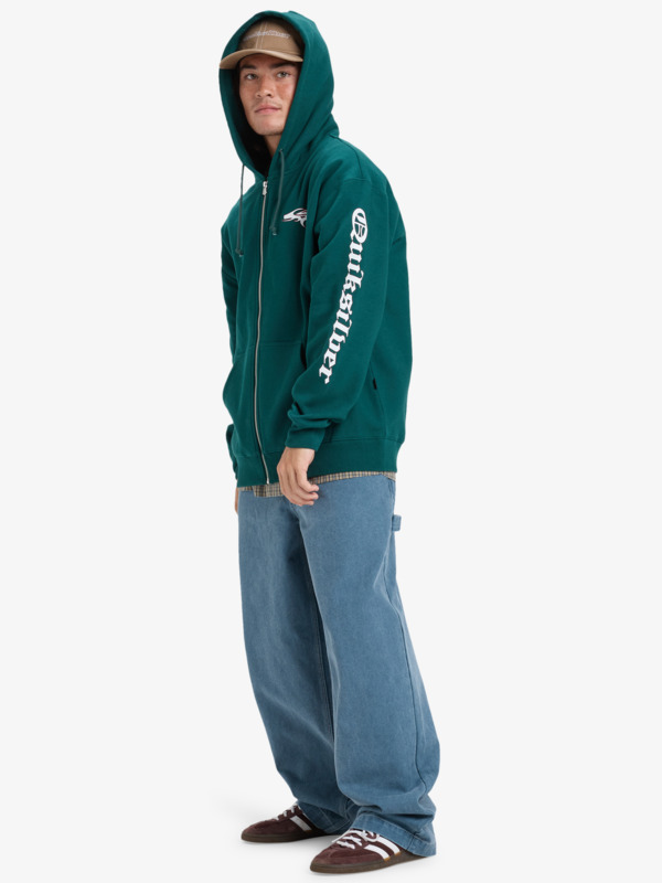 Old English - Zip Through Hoodie for Men  EQYFT05156