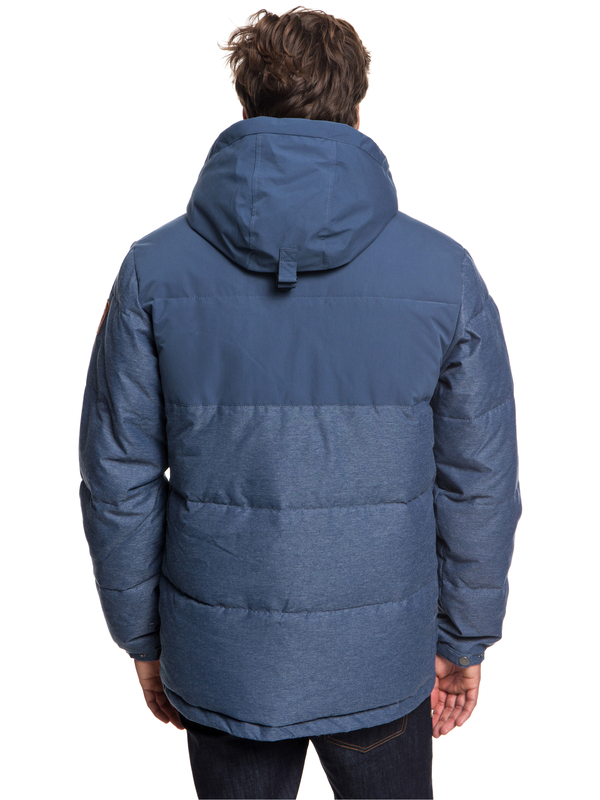 Quicksilver Men’s Size M NWT Blue Nylon Puffer Winter store Jacket Coat