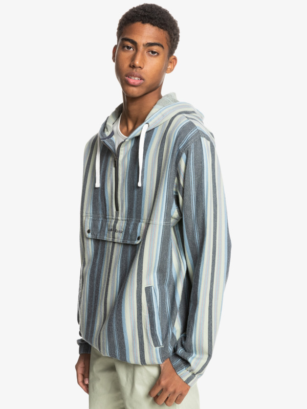 Neo Blue - Twill Anorak for Men EQYJK03647