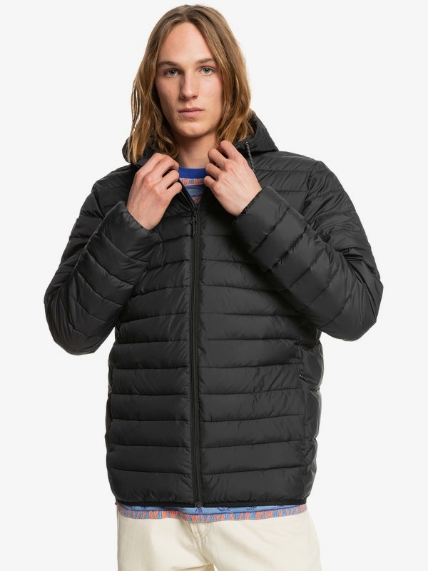 Scaly - Men's hooded down jacket  EQYJK03752