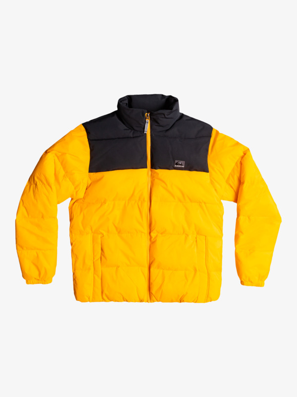 Wolf Shoulder - Colourblock Puffer Jacket for Men  EQYJK03899