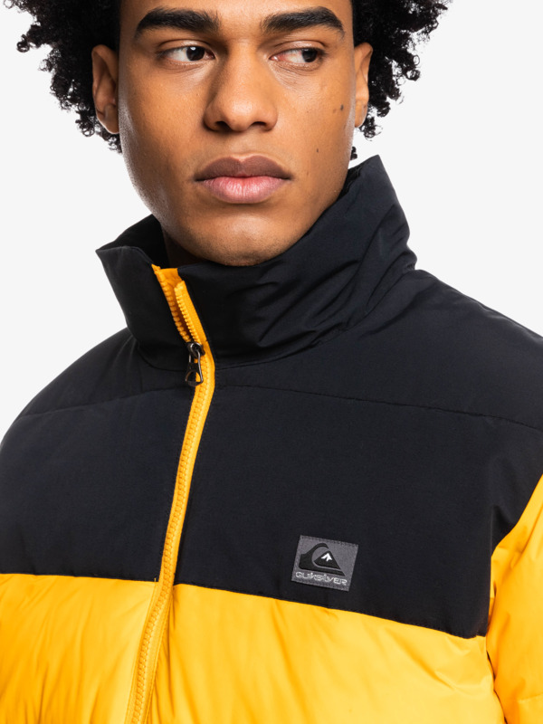 Wolf Shoulder - Colourblock Puffer Jacket for Men  EQYJK03899
