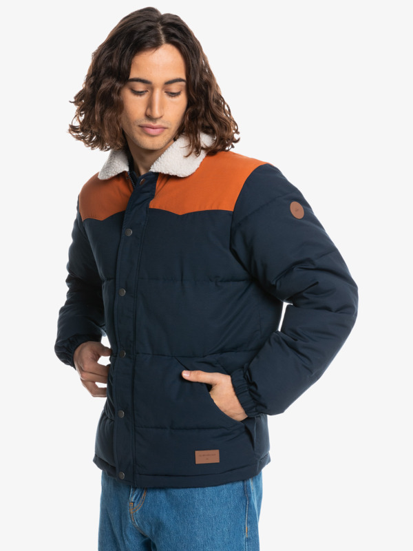 The - Colourblock Puffer Jacket for Men  EQYJK03900