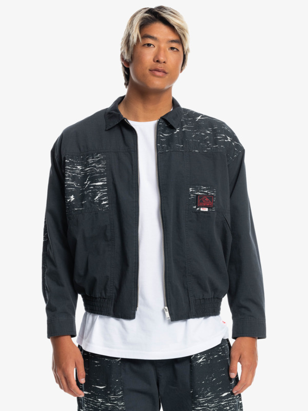 Quiksilver x Stranger Things Upside Down - Vintage Style Jacket for Men  EQYJK03937