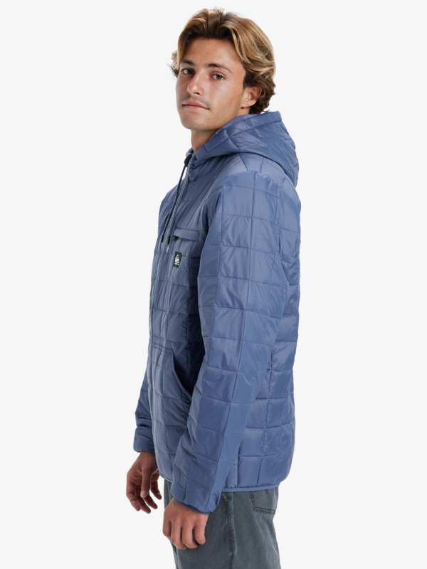 Check Mate - Insulated Hooded Jacket for Men  EQYJK04095