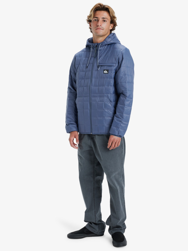 Check Mate - Insulated Hooded Jacket for Men  EQYJK04095