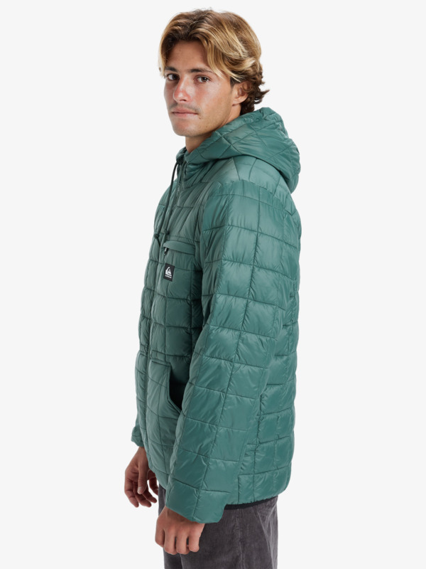 Check Mate - Insulated Hooded Jacket for Men  EQYJK04095