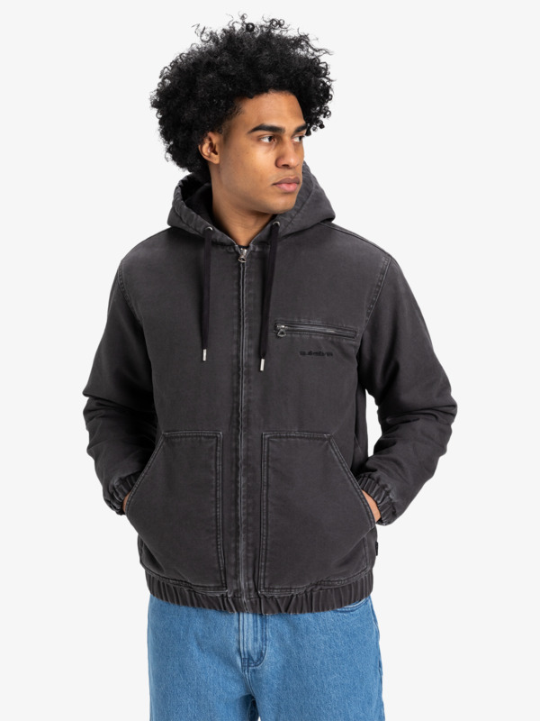 Hooded jacket mens online